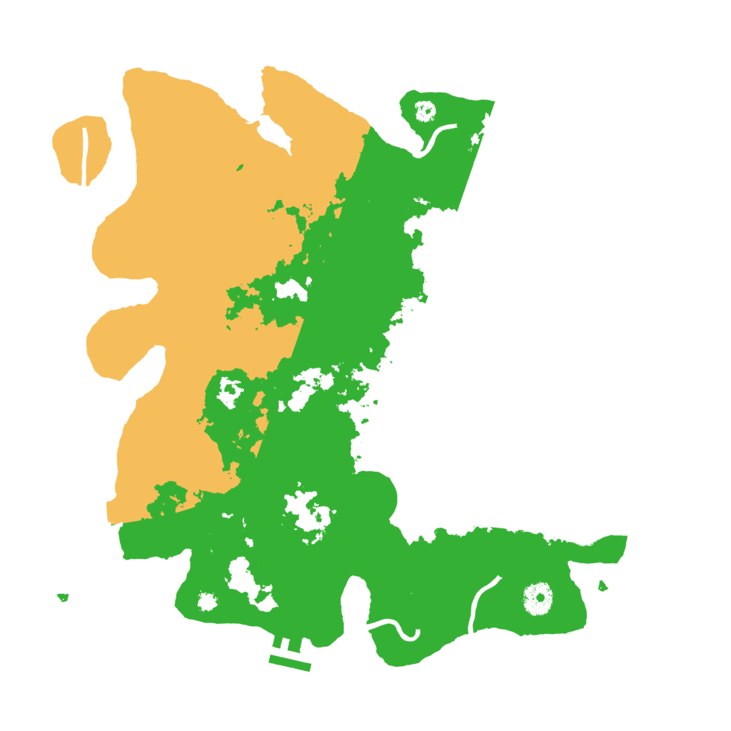 Biome Rust Map: Procedural Map, Size: 3500, Seed: 84868675