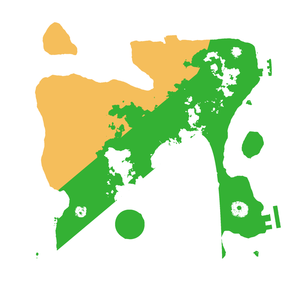 Biome Rust Map: Procedural Map, Size: 2739, Seed: 1185124