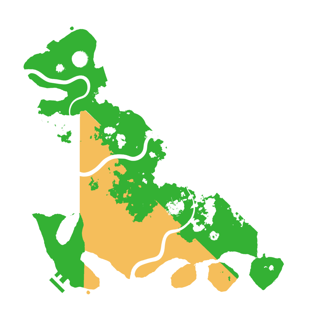 Biome Rust Map: Procedural Map, Size: 3500, Seed: 1900625327