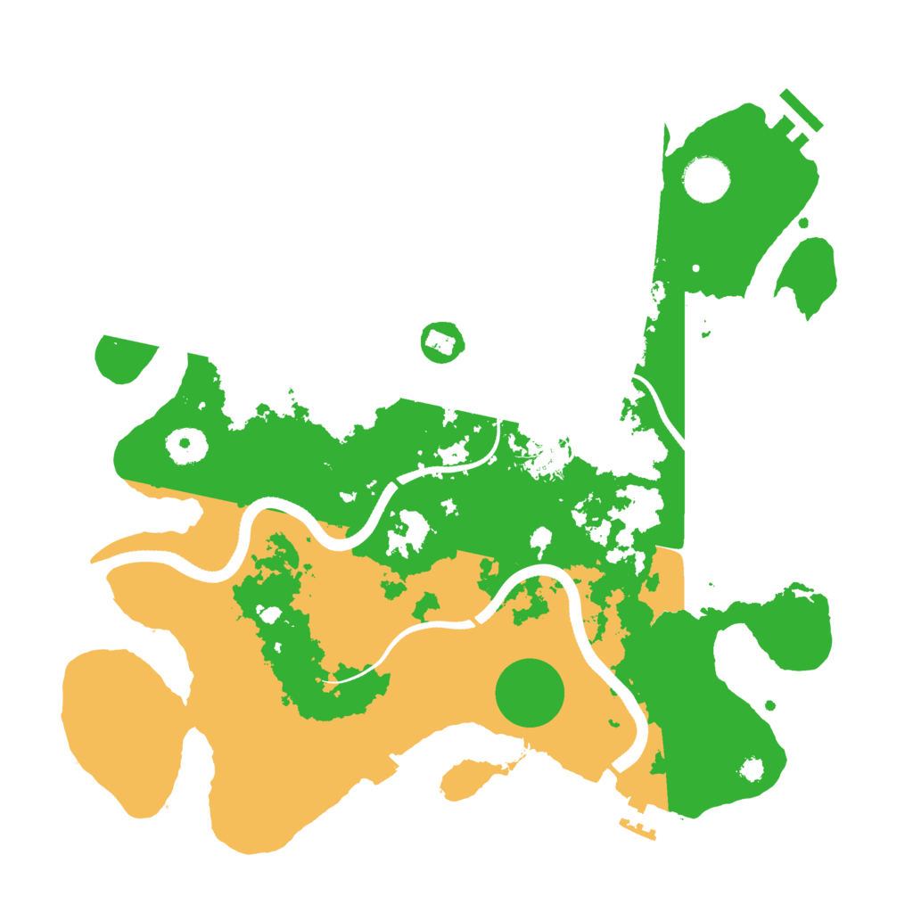 Biome Rust Map: Procedural Map, Size: 3500, Seed: 908545015