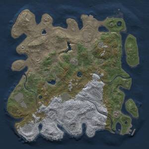 Thumbnail Rust Map: Procedural Map, Size: 4250, Seed: 572395771, 15 Monuments