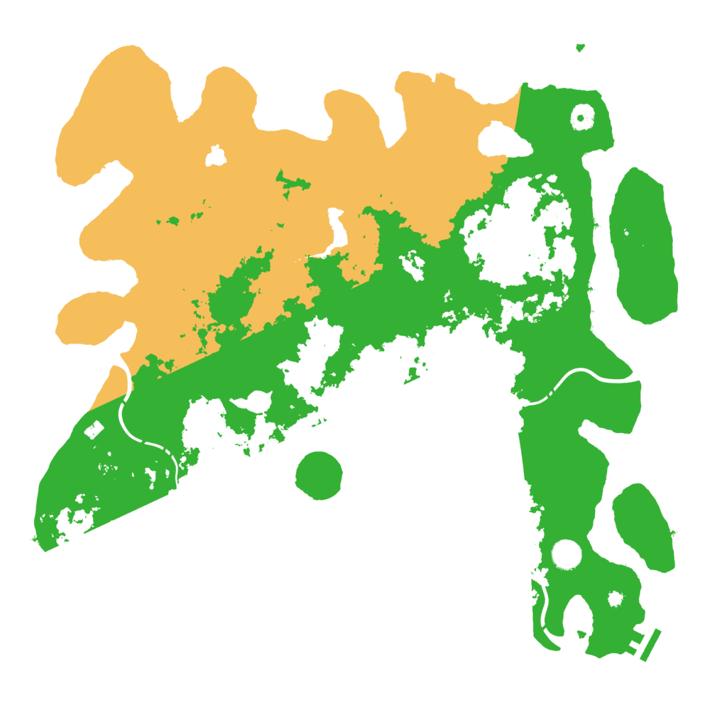 Biome Rust Map: Procedural Map, Size: 4250, Seed: 572395771