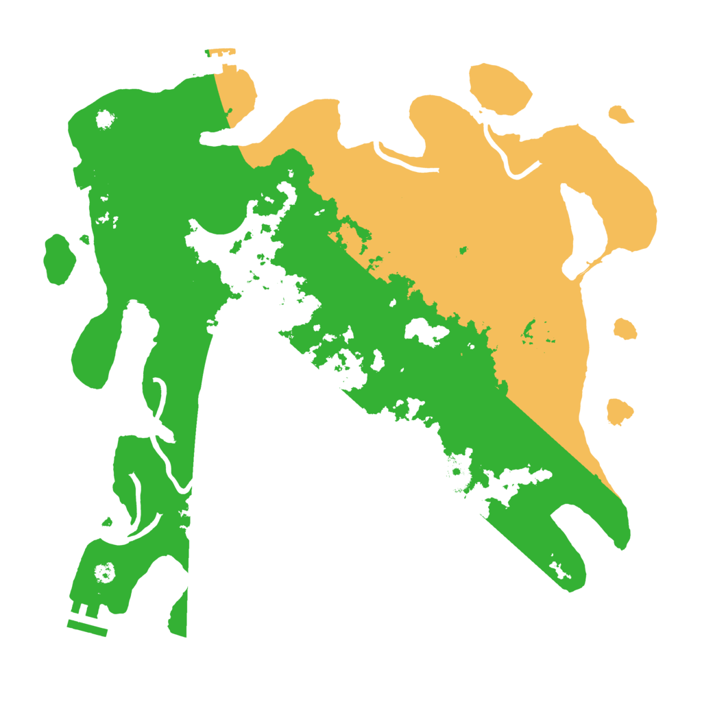 Biome Rust Map: Procedural Map, Size: 3500, Seed: 2024061473