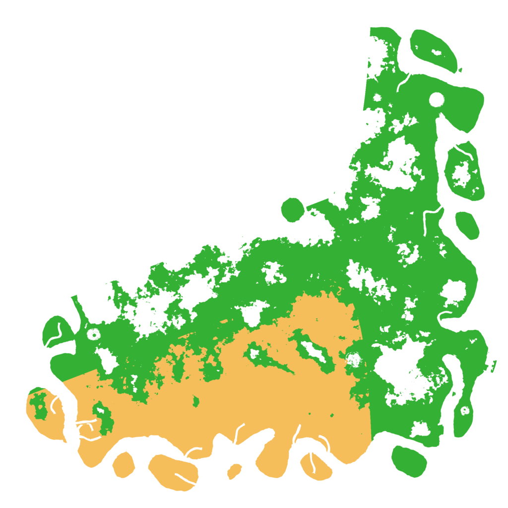 Biome Rust Map: Procedural Map, Size: 6000, Seed: 458947684