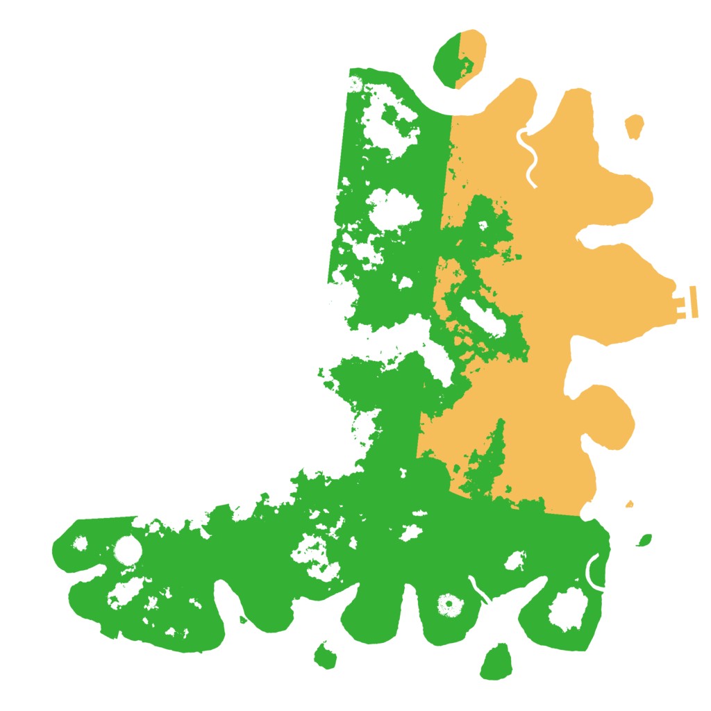 Biome Rust Map: Procedural Map, Size: 4500, Seed: 1730556638