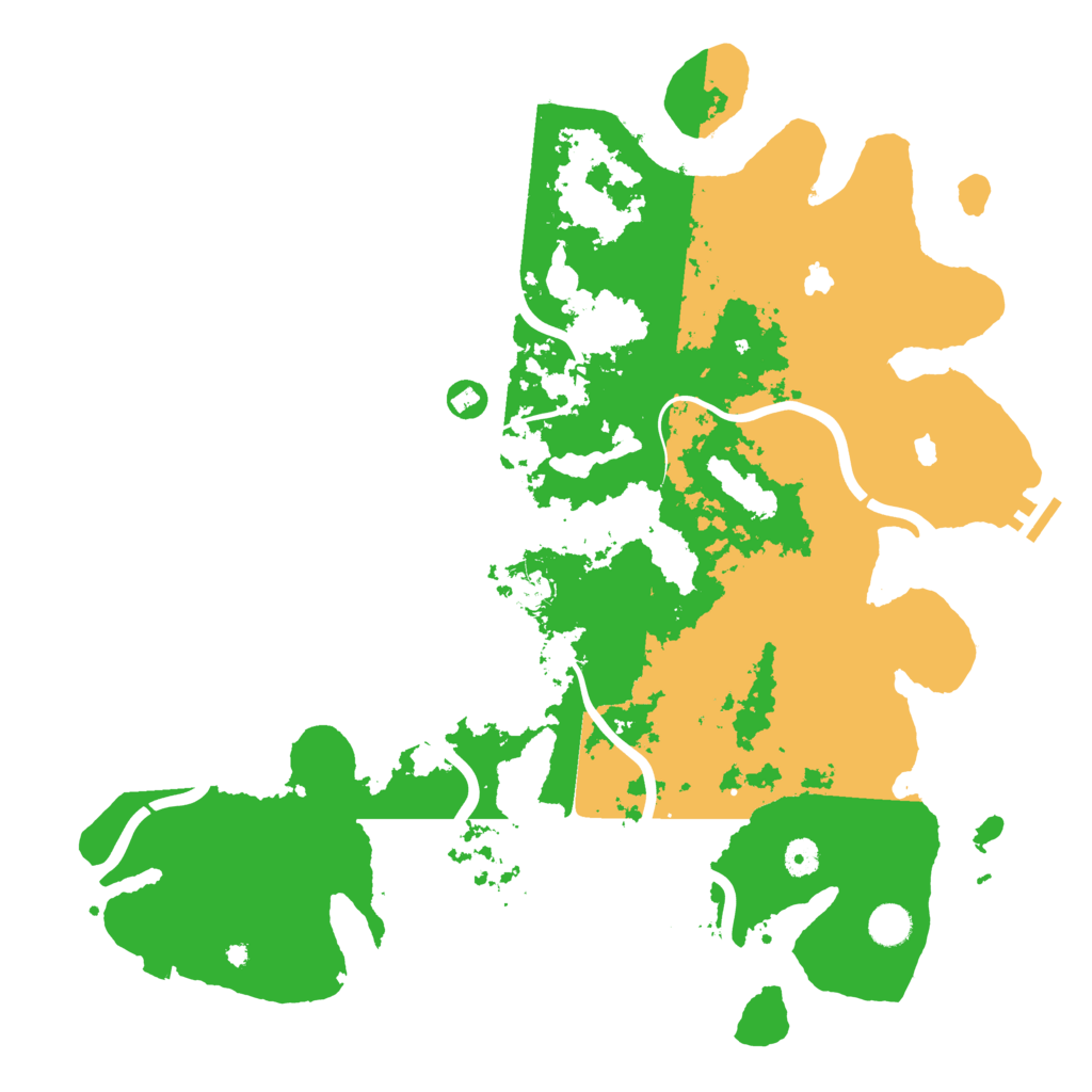 Biome Rust Map: Procedural Map, Size: 4500, Seed: 1730556638