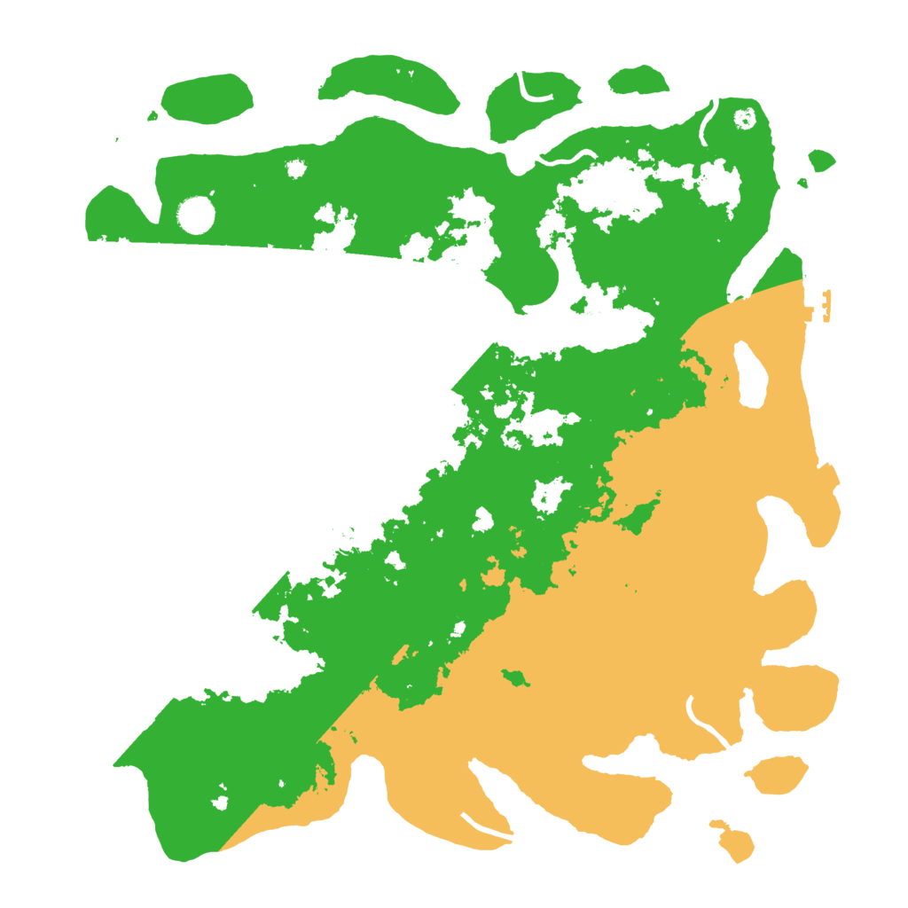 Biome Rust Map: Procedural Map, Size: 4250, Seed: 176508096