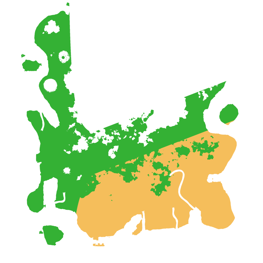 Biome Rust Map: Procedural Map, Size: 3500, Seed: 1395408643