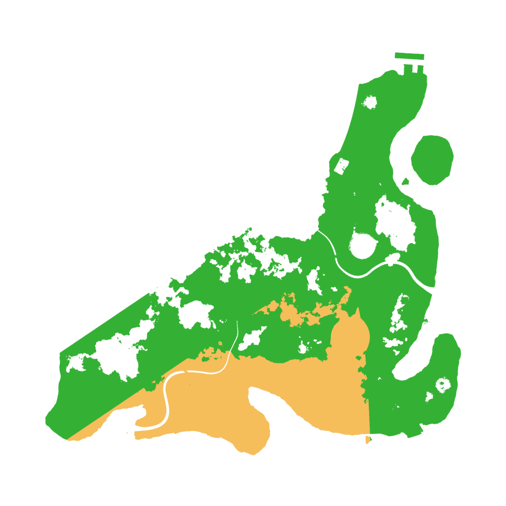 Biome Rust Map: Procedural Map, Size: 3500, Seed: 1830117543