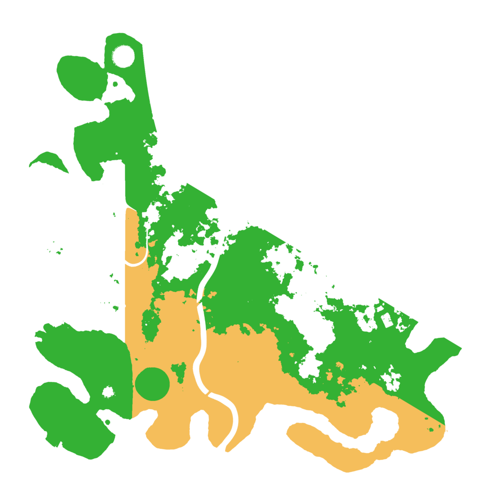 Biome Rust Map: Procedural Map, Size: 3950, Seed: 38243739