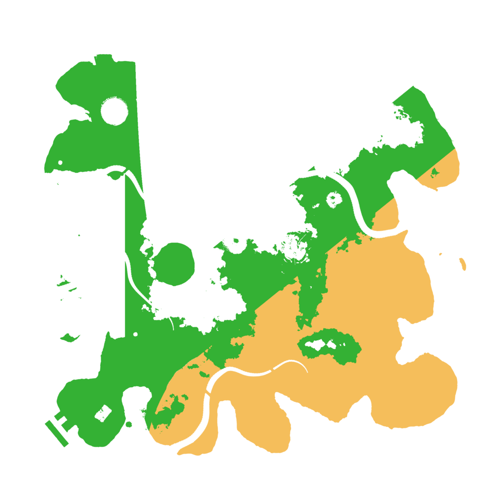 Biome Rust Map: Procedural Map, Size: 3300, Seed: 1100931232