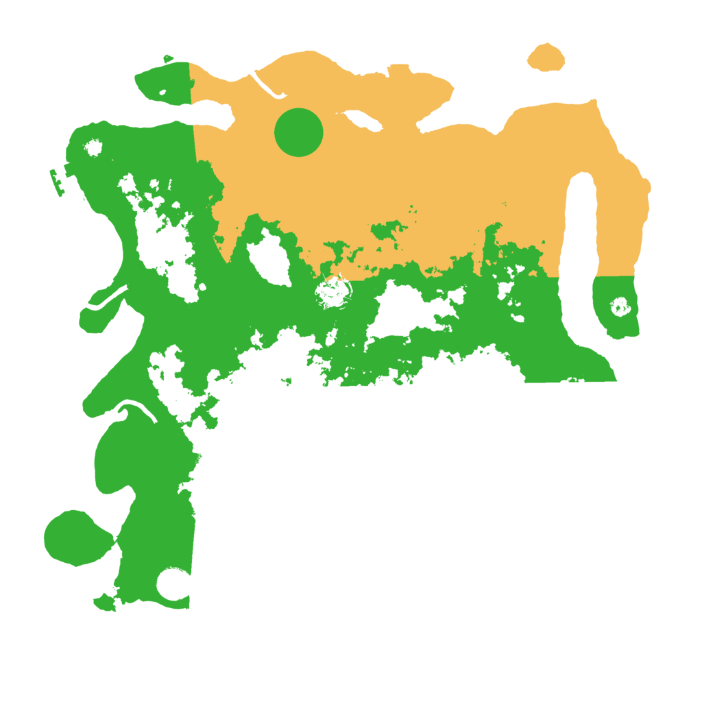 Biome Rust Map: Procedural Map, Size: 3800, Seed: 30509837