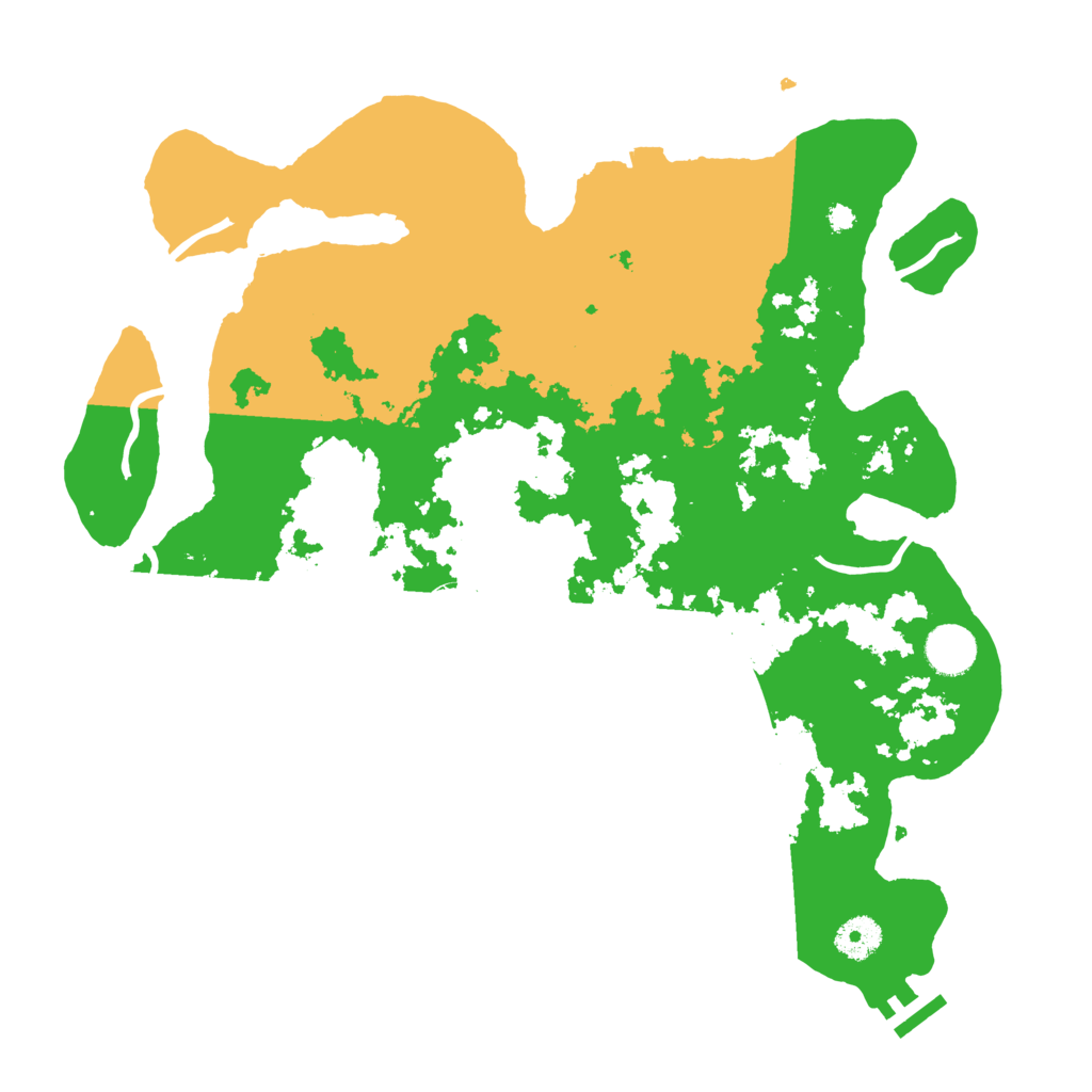 Biome Rust Map: Procedural Map, Size: 3750, Seed: 661745