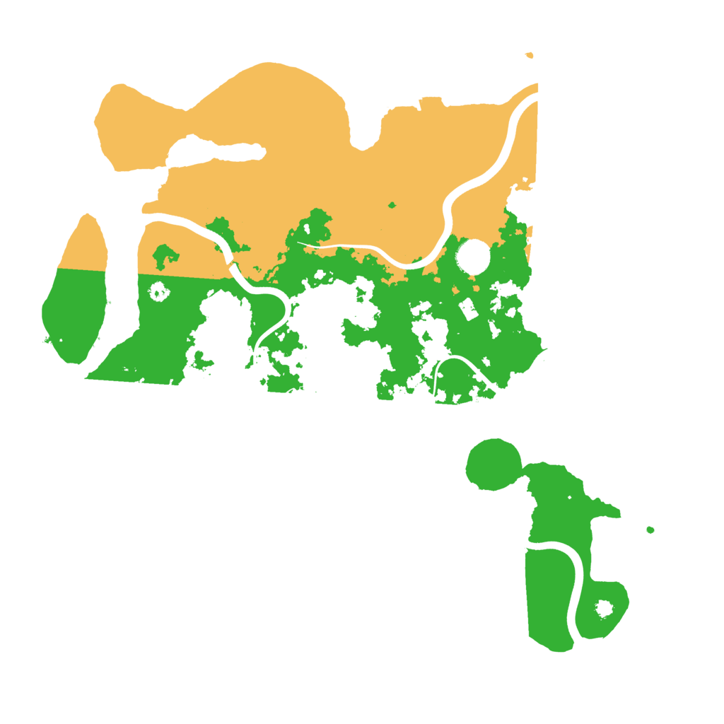 Biome Rust Map: Procedural Map, Size: 3750, Seed: 661745
