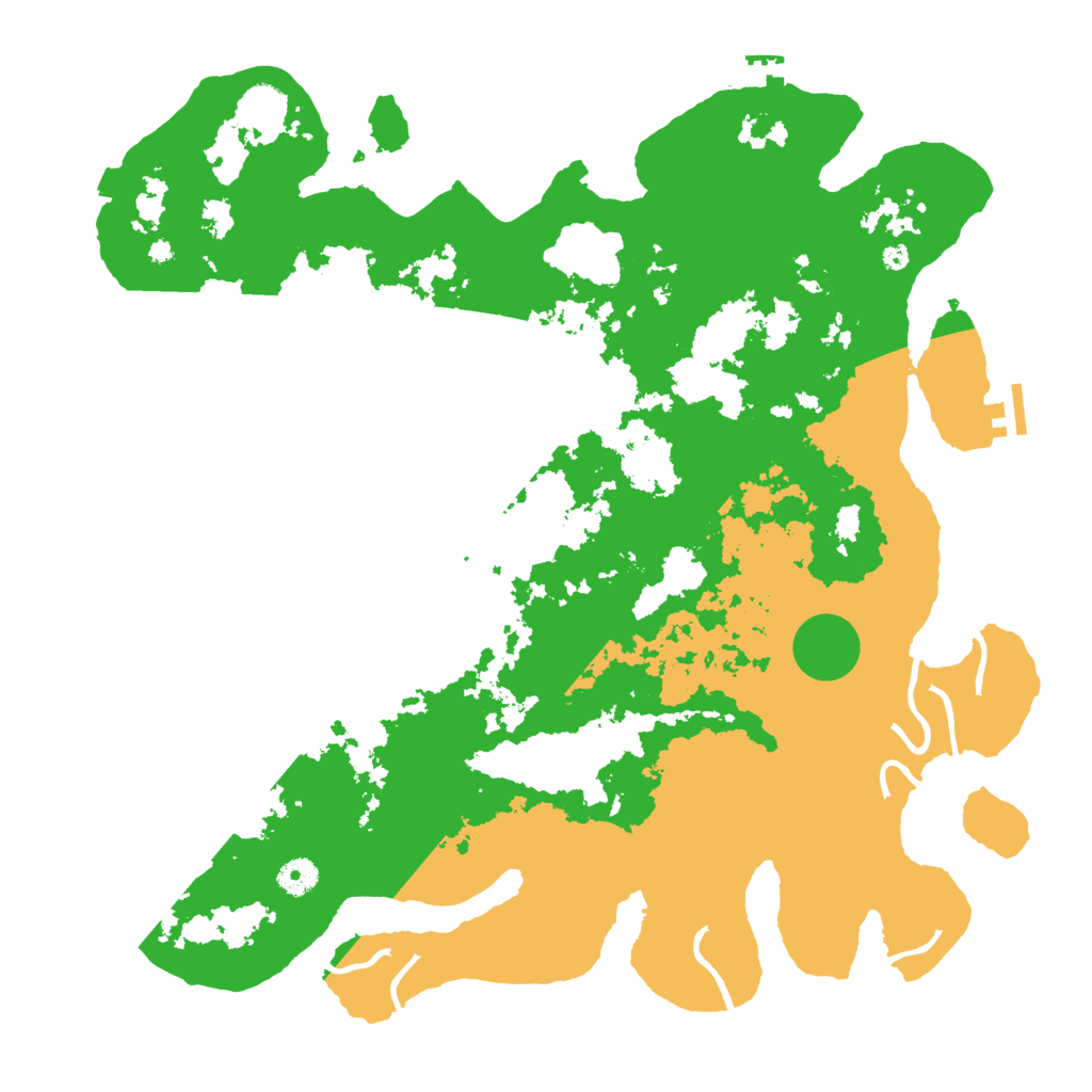 Biome Rust Map: Procedural Map, Size: 4300, Seed: 1294547935