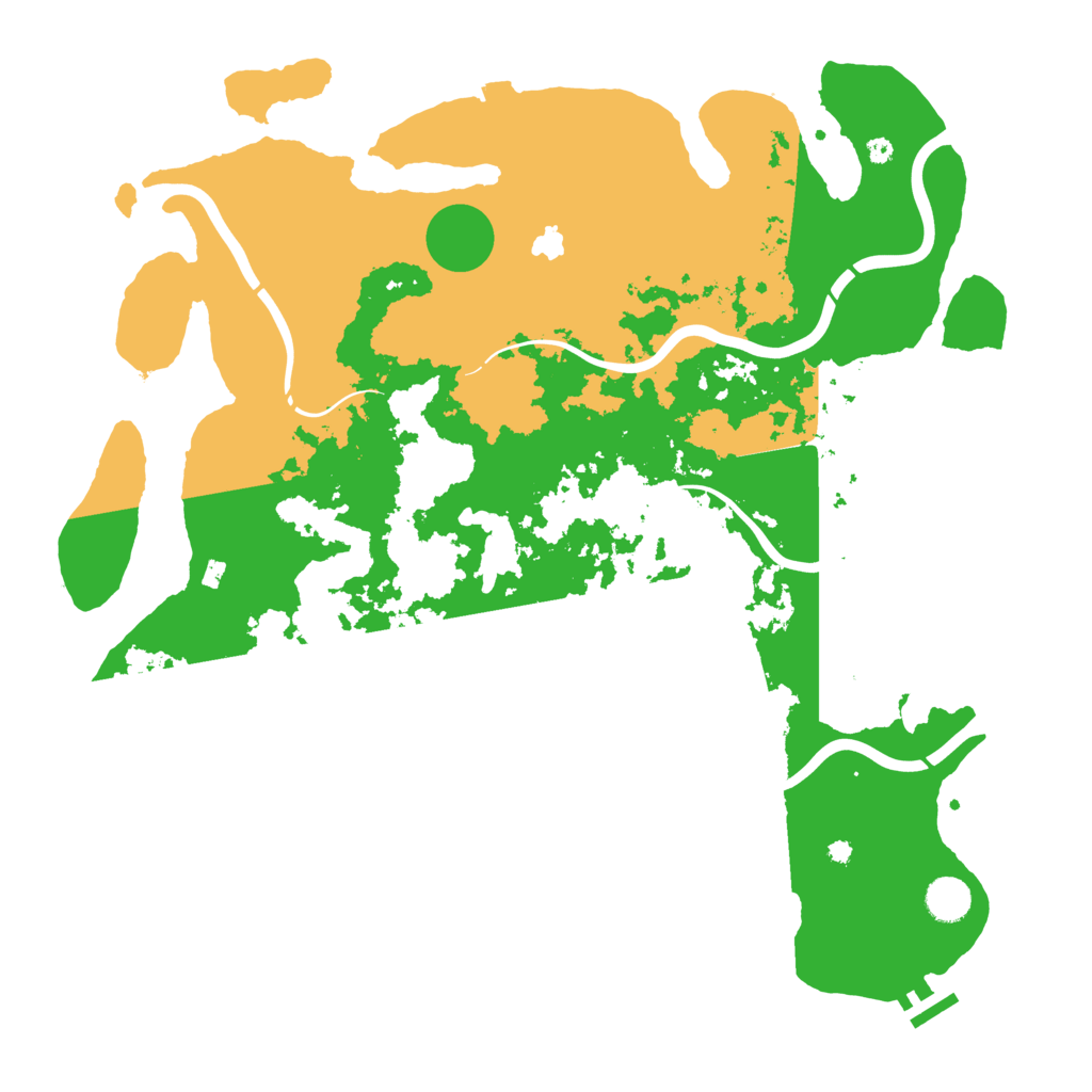 Biome Rust Map: Procedural Map, Size: 4250, Seed: 1636539488