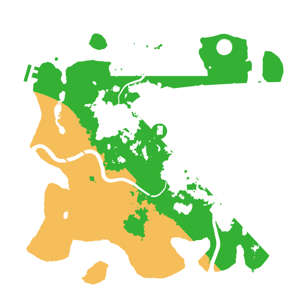 Biome Rust Map: Procedural Map, Size: 3550, Seed: 2137525792