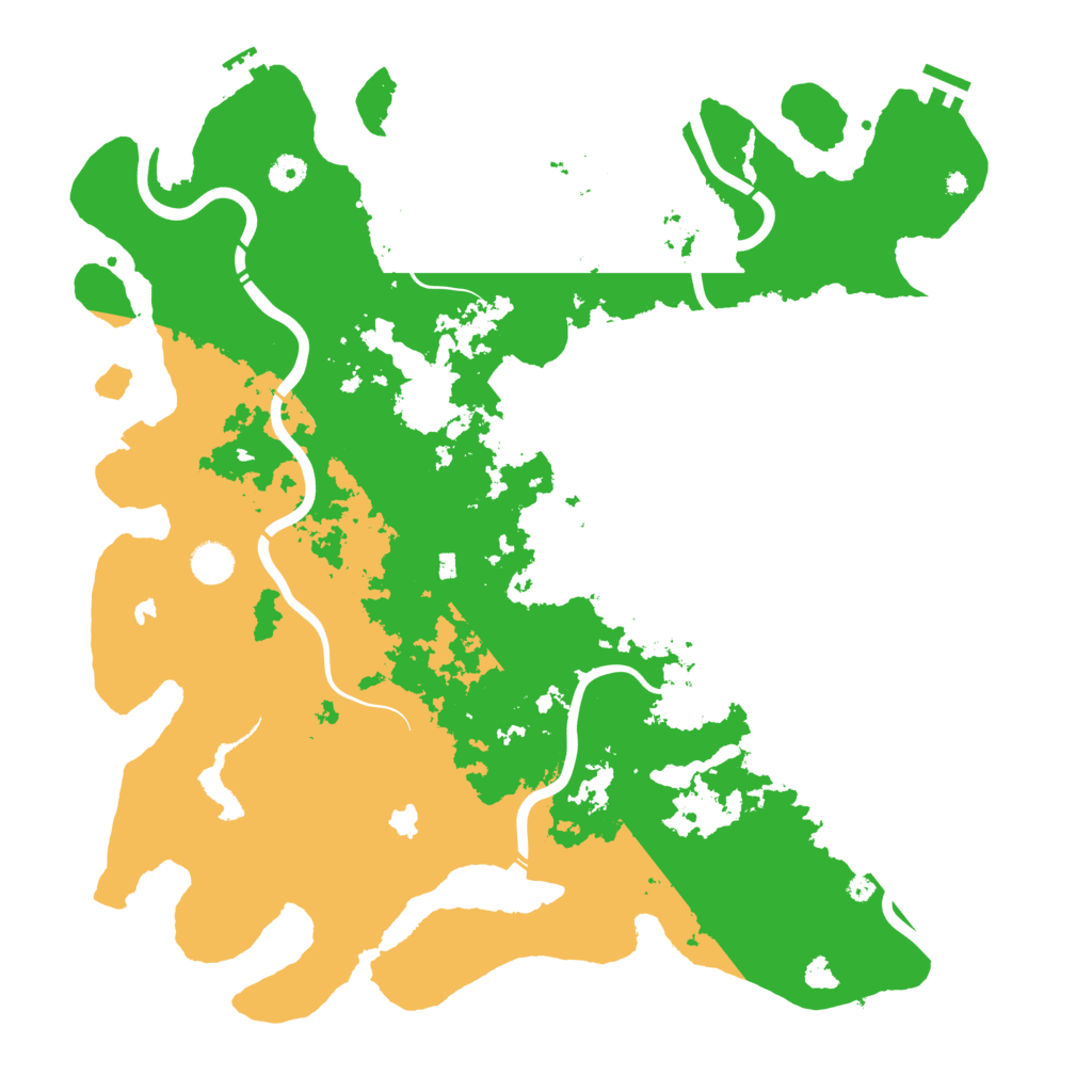 Biome Rust Map: Procedural Map, Size: 4500, Seed: 312626179