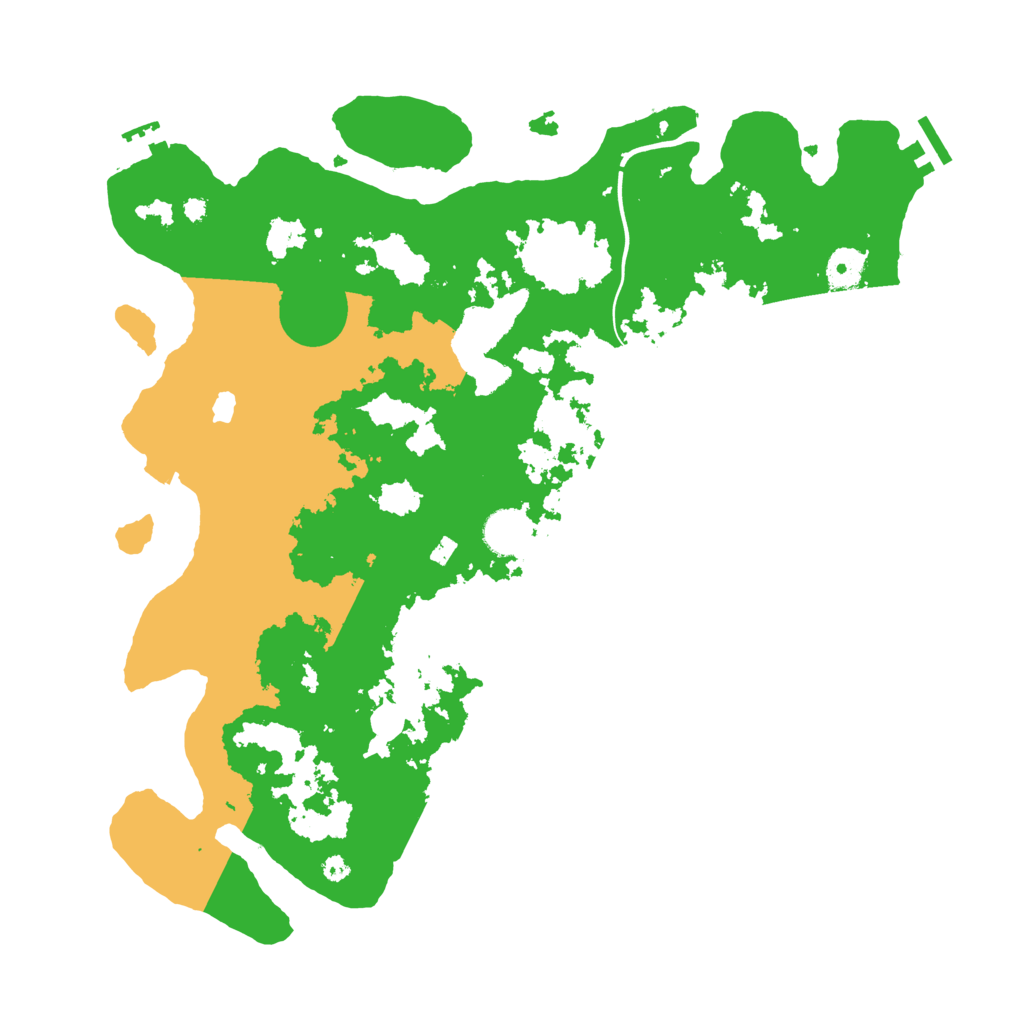 Biome Rust Map: Procedural Map, Size: 4000, Seed: 180724