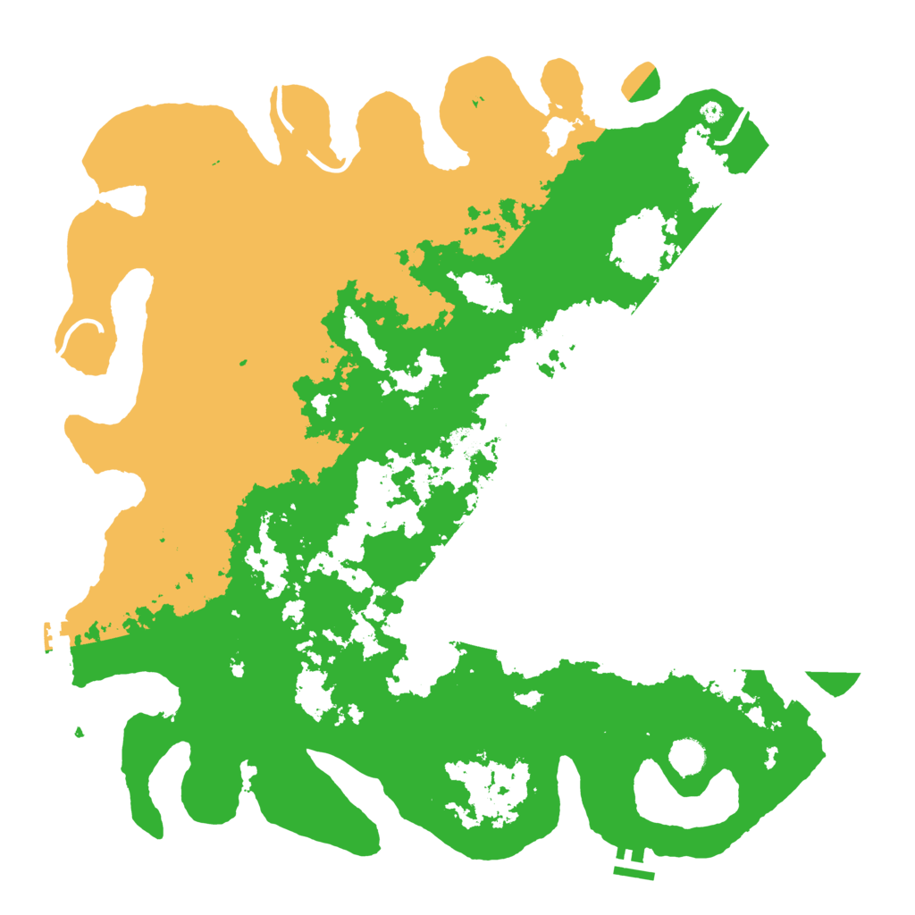 Biome Rust Map: Procedural Map, Size: 4500, Seed: 198236