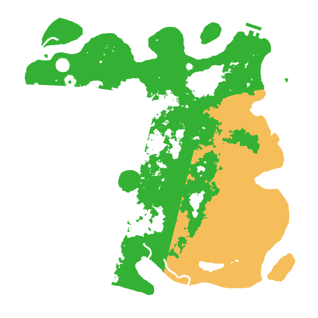 Biome Rust Map: Procedural Map, Size: 4000, Seed: 208877131