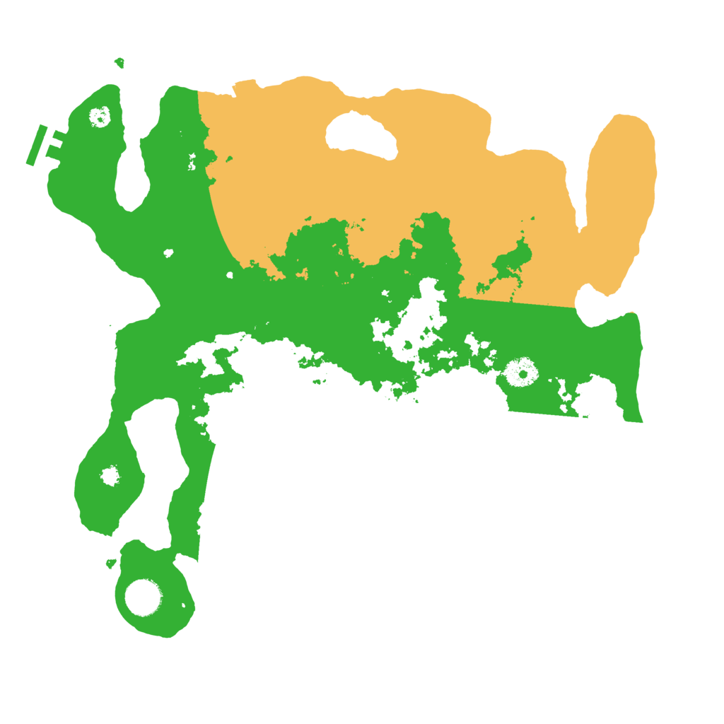 Biome Rust Map: Procedural Map, Size: 3500, Seed: 412773081