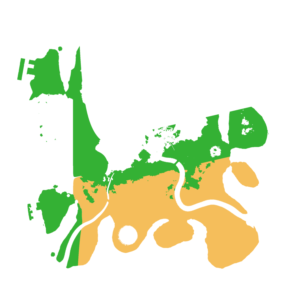 Biome Rust Map: Procedural Map, Size: 2700, Seed: 351640824