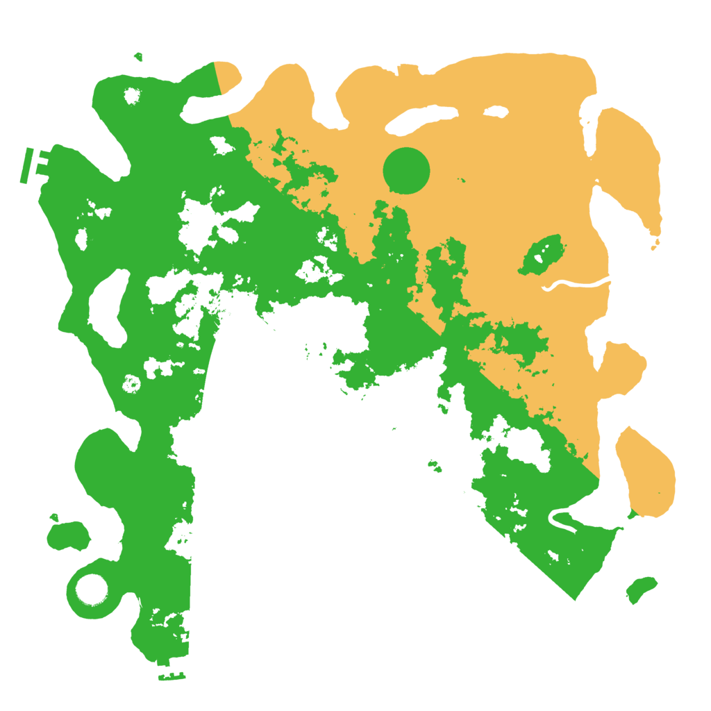 Biome Rust Map: Procedural Map, Size: 4000, Seed: 1829368272