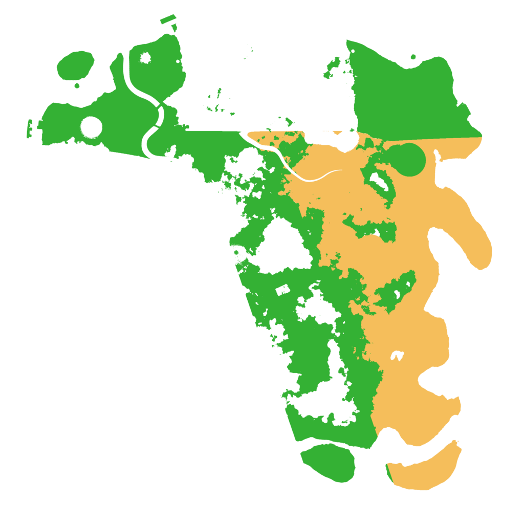 Biome Rust Map: Procedural Map, Size: 4250, Seed: 612677755