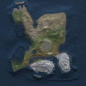 Thumbnail Rust Map: Procedural Map, Size: 1900, Seed: 489631097, 5 Monuments