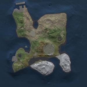 Thumbnail Rust Map: Procedural Map, Size: 1900, Seed: 489631097, 6 Monuments