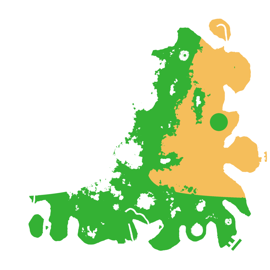 Biome Rust Map: Procedural Map, Size: 4000, Seed: 28774121