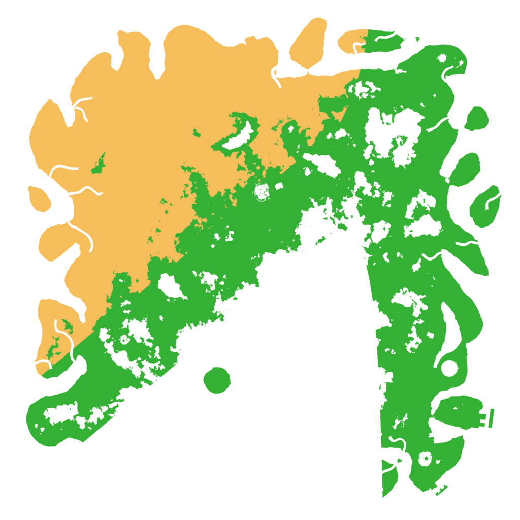 Biome Rust Map: Procedural Map, Size: 5550, Seed: 1929491181