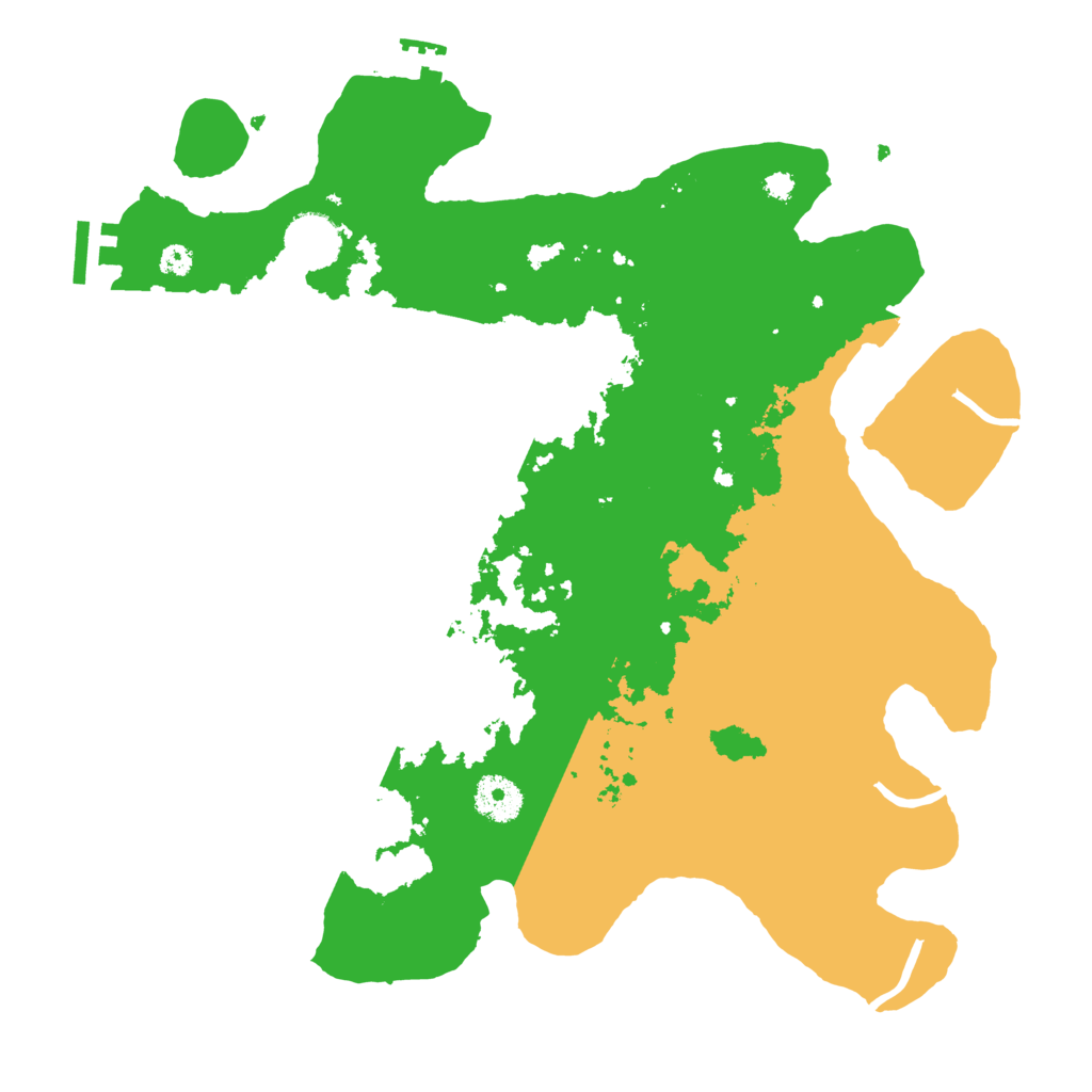 Biome Rust Map: Procedural Map, Size: 3500, Seed: 1715491675