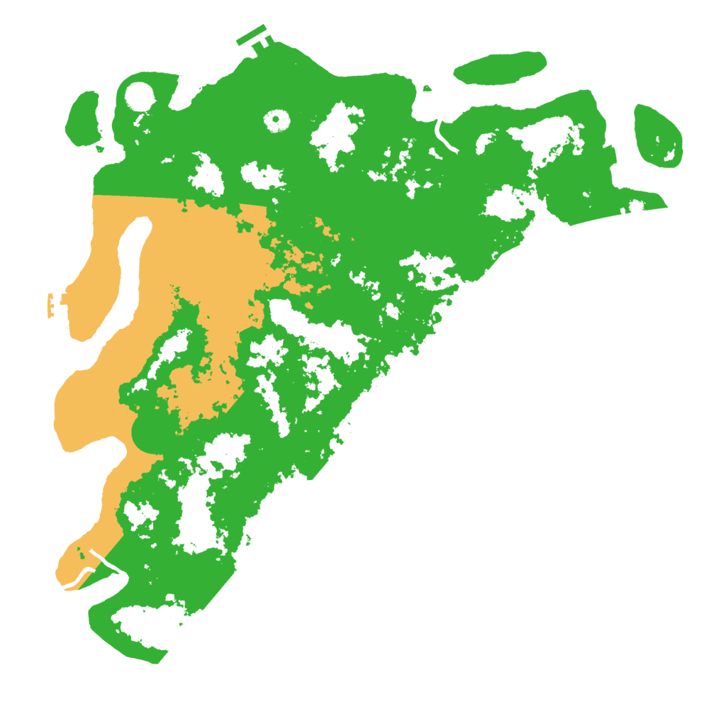 Biome Rust Map: Procedural Map, Size: 4500, Seed: 193979092
