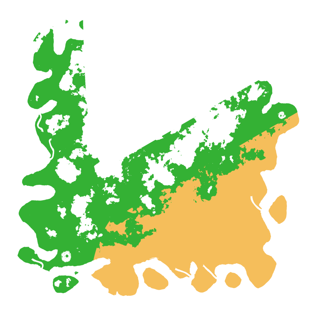 Biome Rust Map: Procedural Map, Size: 4500, Seed: 345423