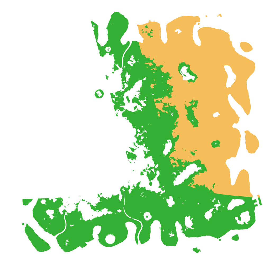 Biome Rust Map: Procedural Map, Size: 5000, Seed: 48512
