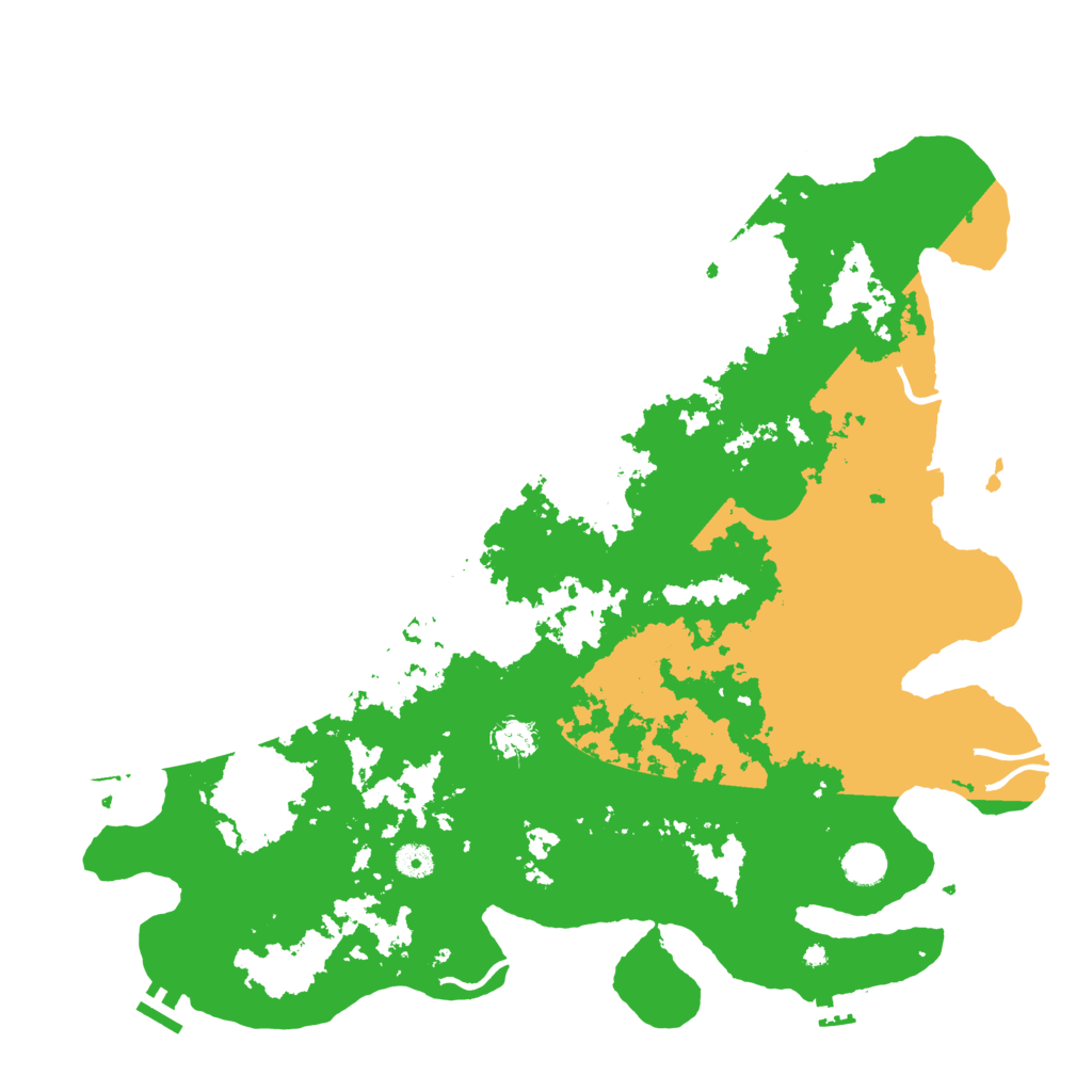 Biome Rust Map: Procedural Map, Size: 4500, Seed: 1753805589