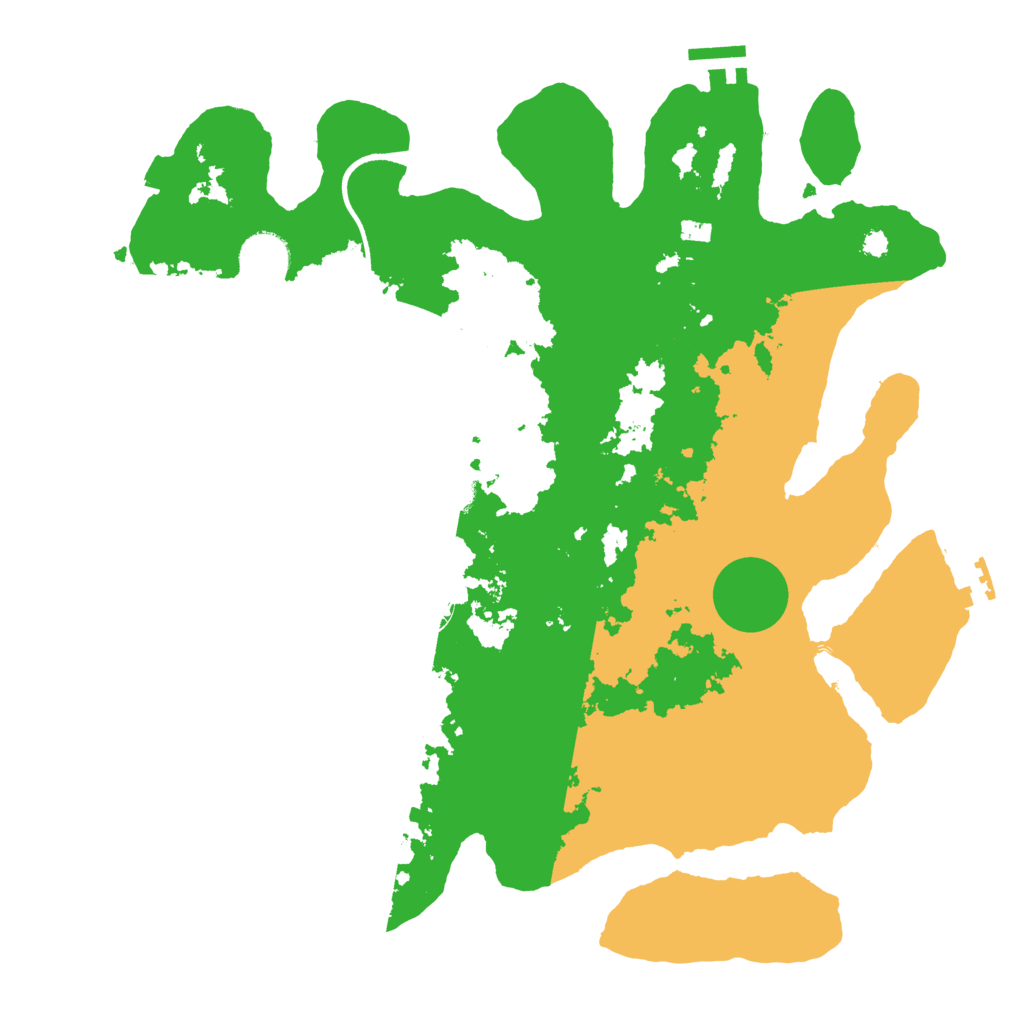 Biome Rust Map: Procedural Map, Size: 3600, Seed: 471238285