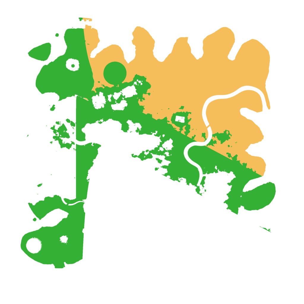 Biome Rust Map: Procedural Map, Size: 3500, Seed: 603044188