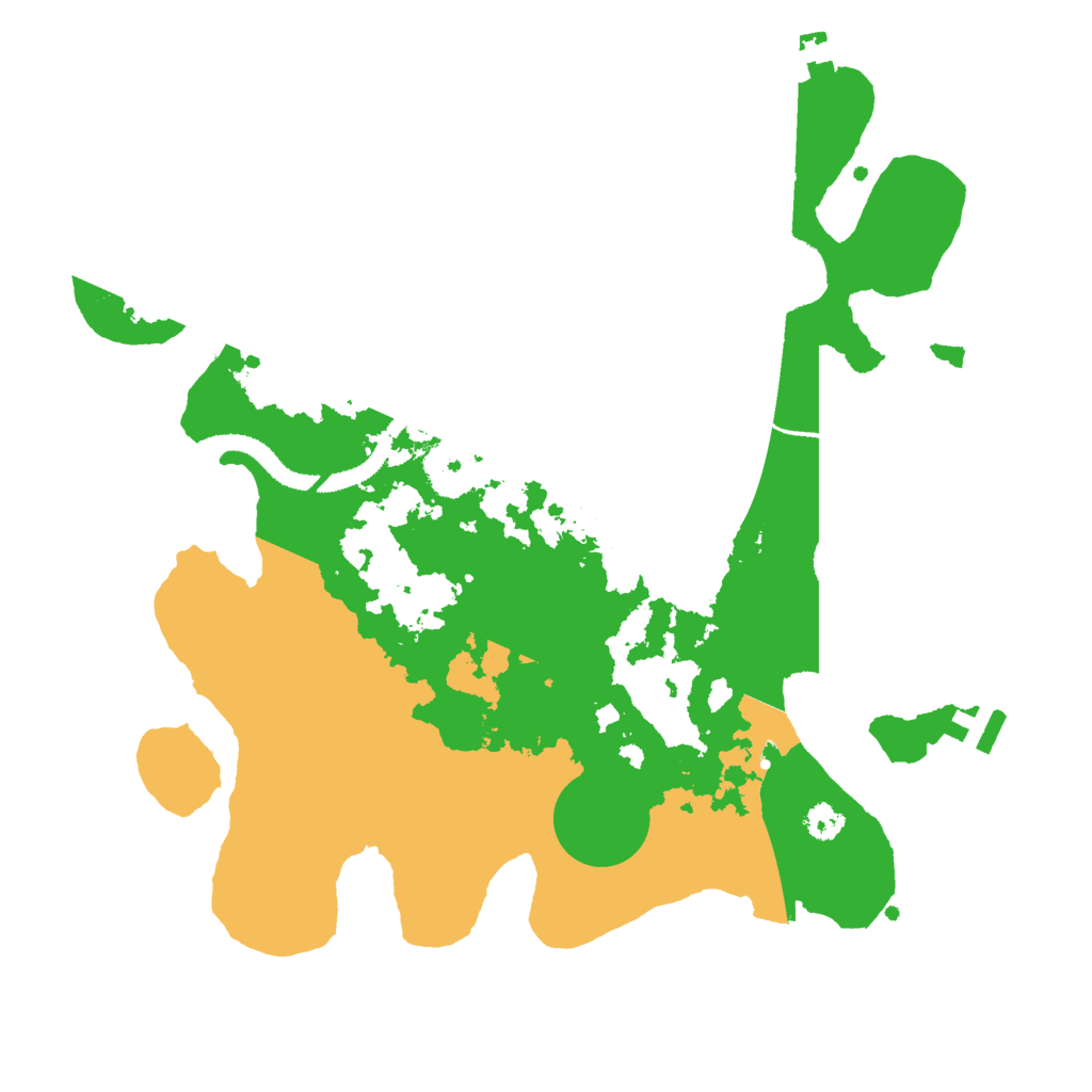 Biome Rust Map: Procedural Map, Size: 3000, Seed: 15634