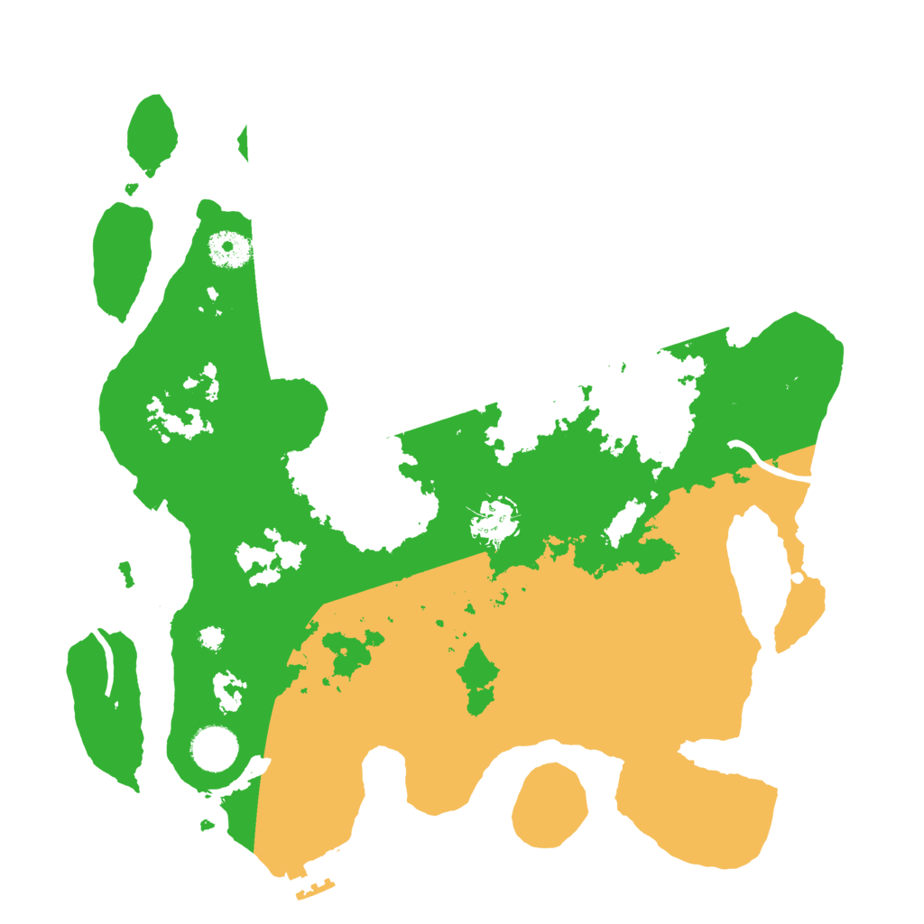 Biome Rust Map: Procedural Map, Size: 3500, Seed: 284713