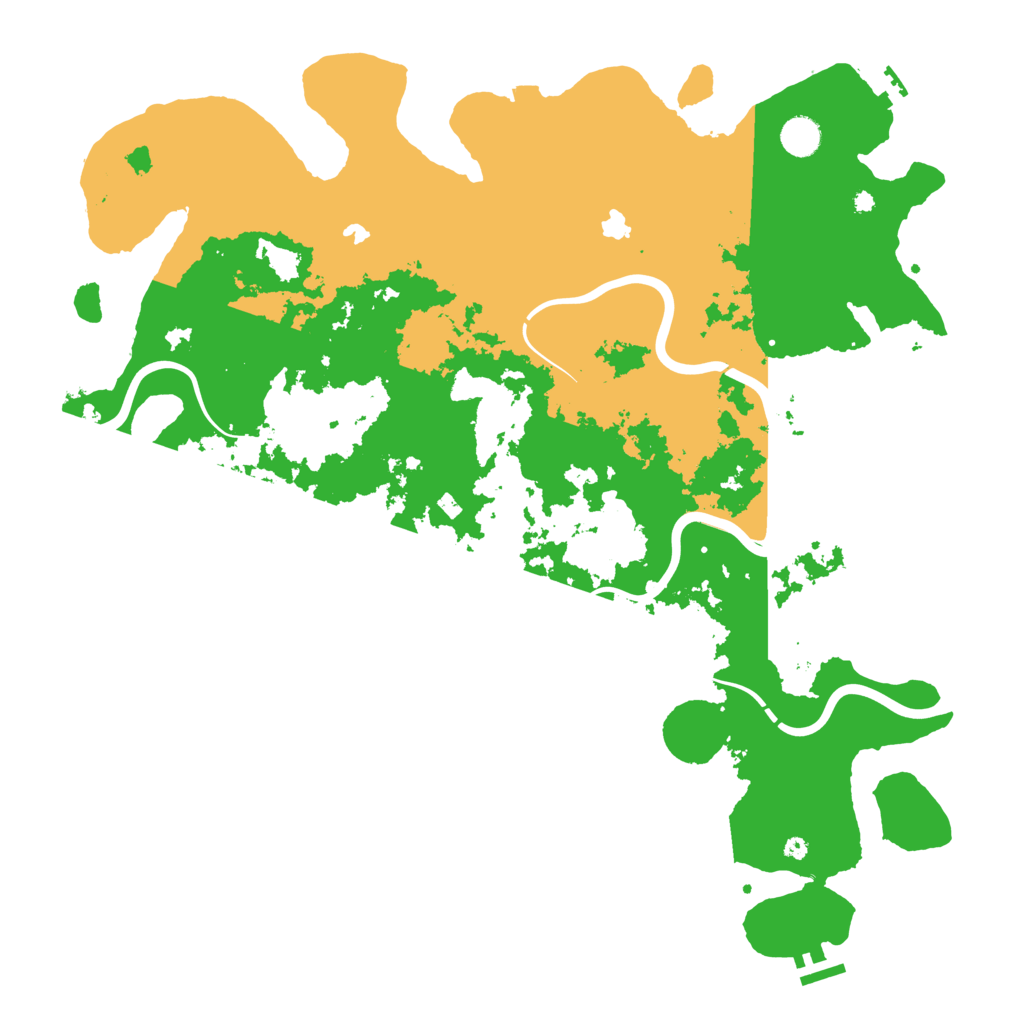 Biome Rust Map: Procedural Map, Size: 4500, Seed: 19011206