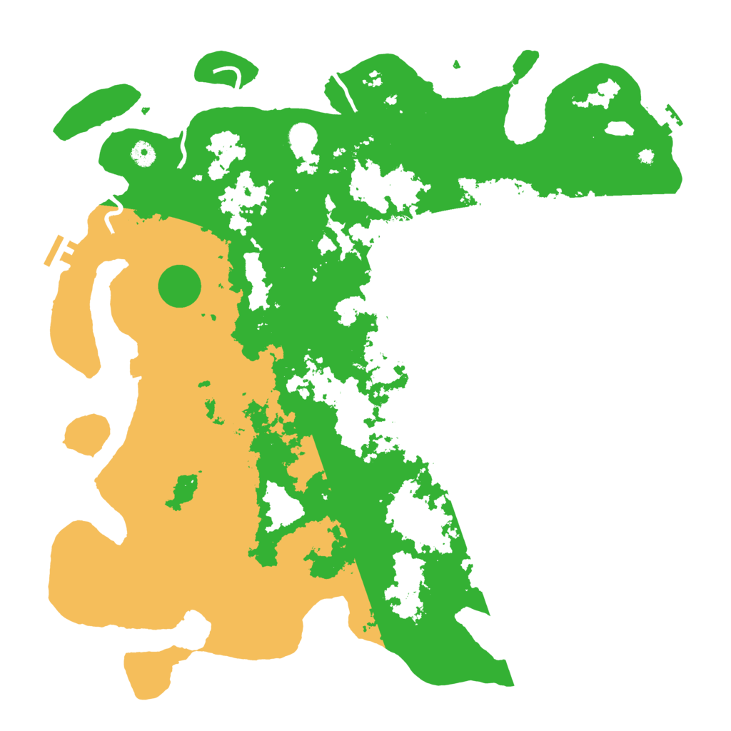 Biome Rust Map: Procedural Map, Size: 4500, Seed: 396315480