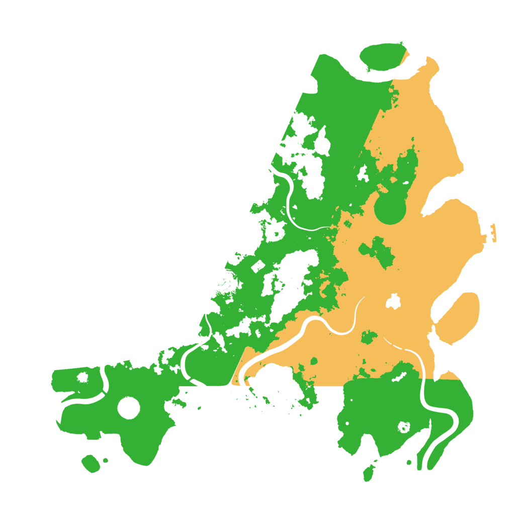 Biome Rust Map: Procedural Map, Size: 4250, Seed: 85514406