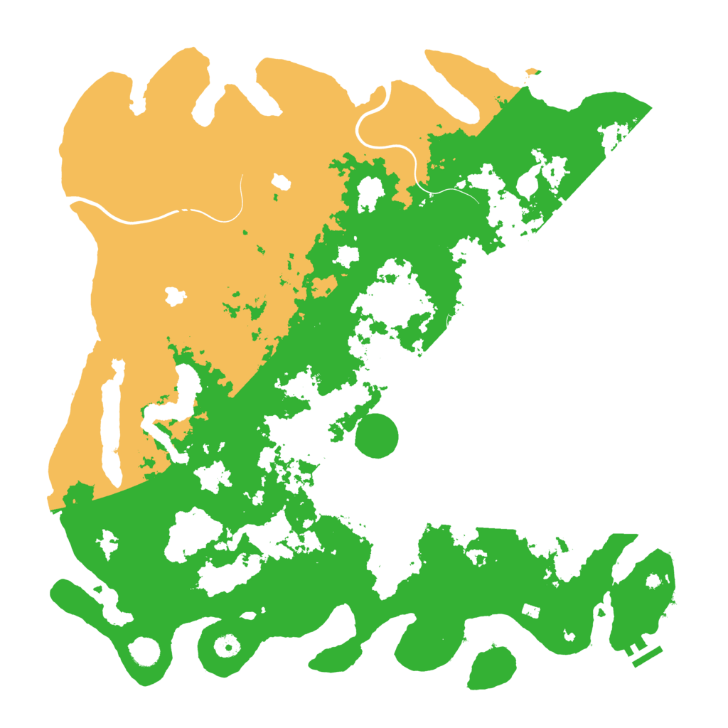 Biome Rust Map: Procedural Map, Size: 4500, Seed: 8648