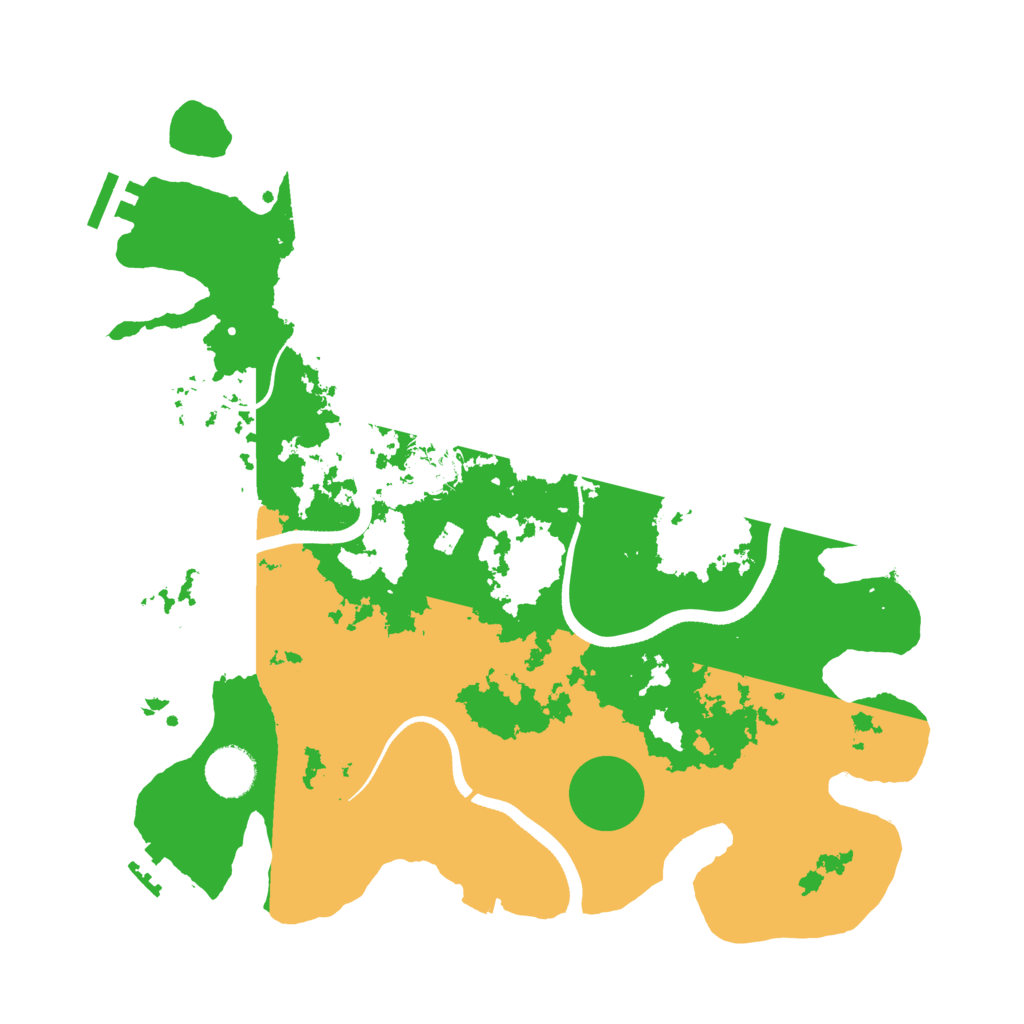 Biome Rust Map: Procedural Map, Size: 3600, Seed: 4760321