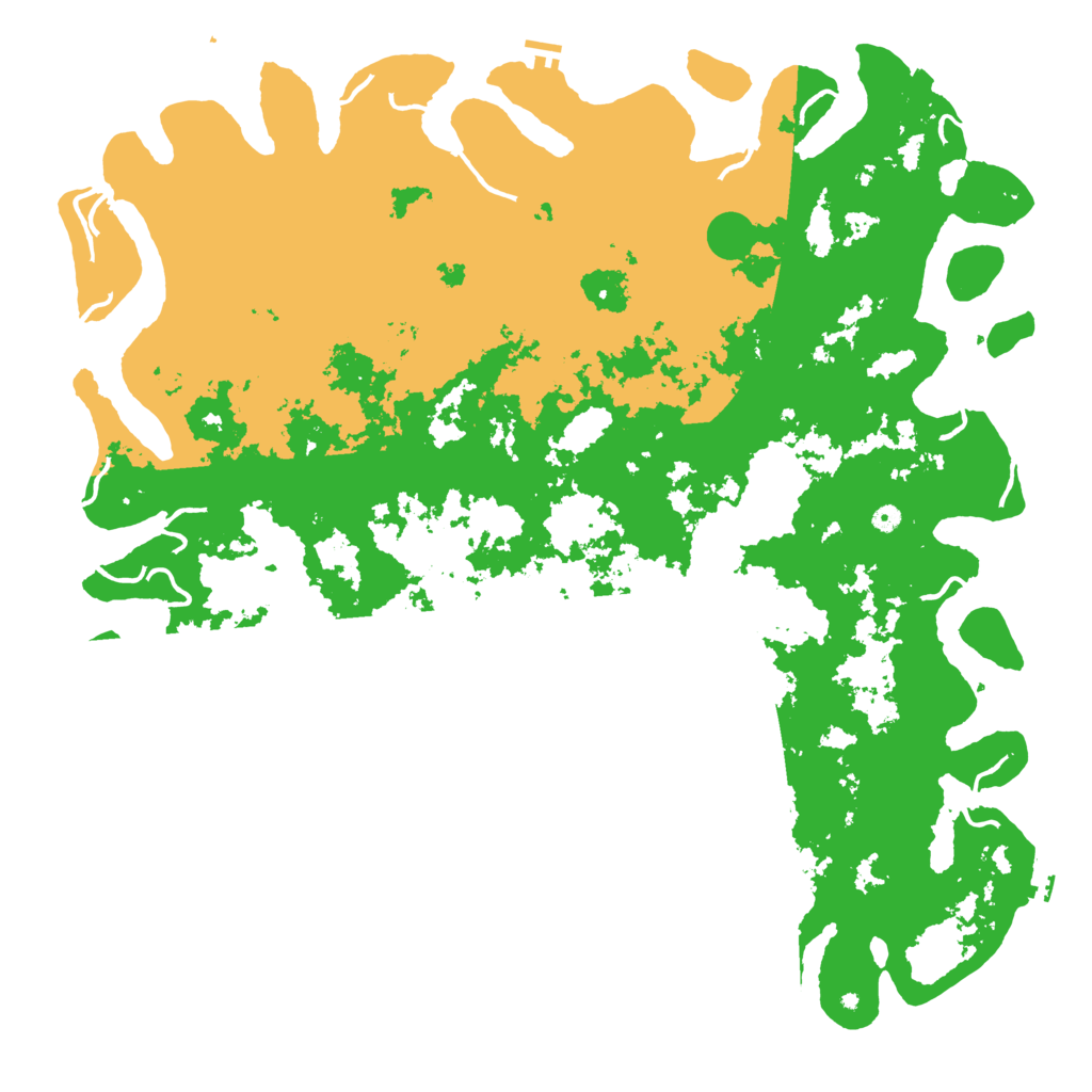 Biome Rust Map: Procedural Map, Size: 6000, Seed: 1449095799