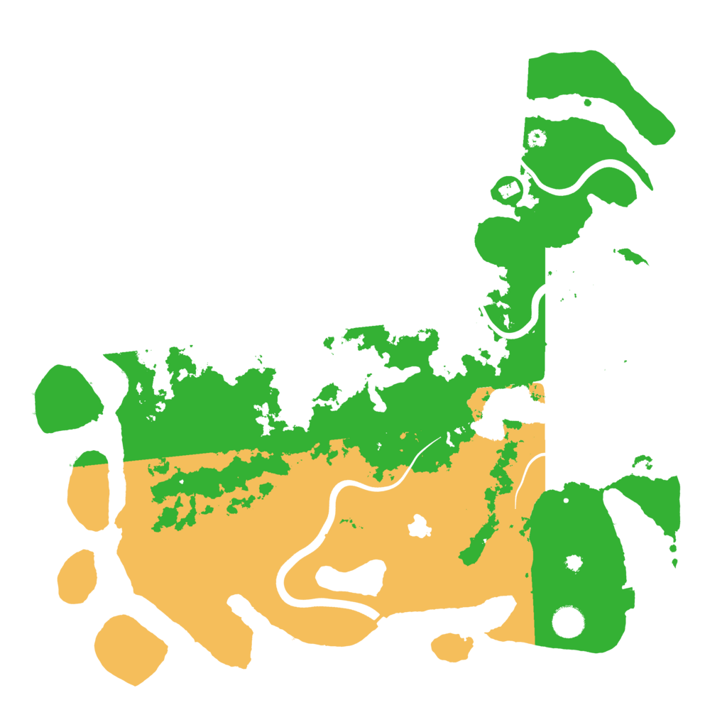 Biome Rust Map: Procedural Map, Size: 4000, Seed: 86579542