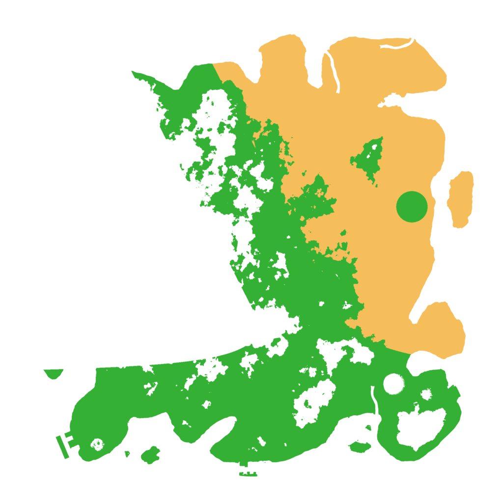 Biome Rust Map: Procedural Map, Size: 4250, Seed: 8151985